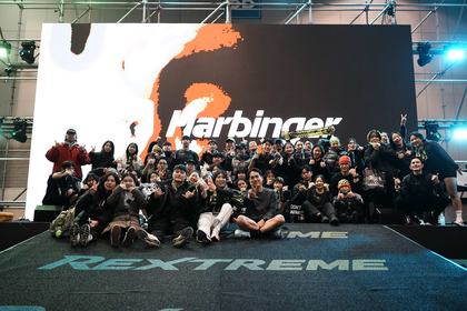 Participants gathered under the REXTREME sign, January 2026