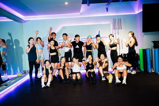 Participants of THE PULSE fitness series in the studio